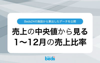 売上の中央値から見る1〜12月の売上比率