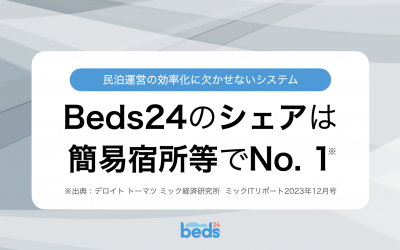 Beds24｜簡易宿所等でもっとも利用されているサイトコントローラー
